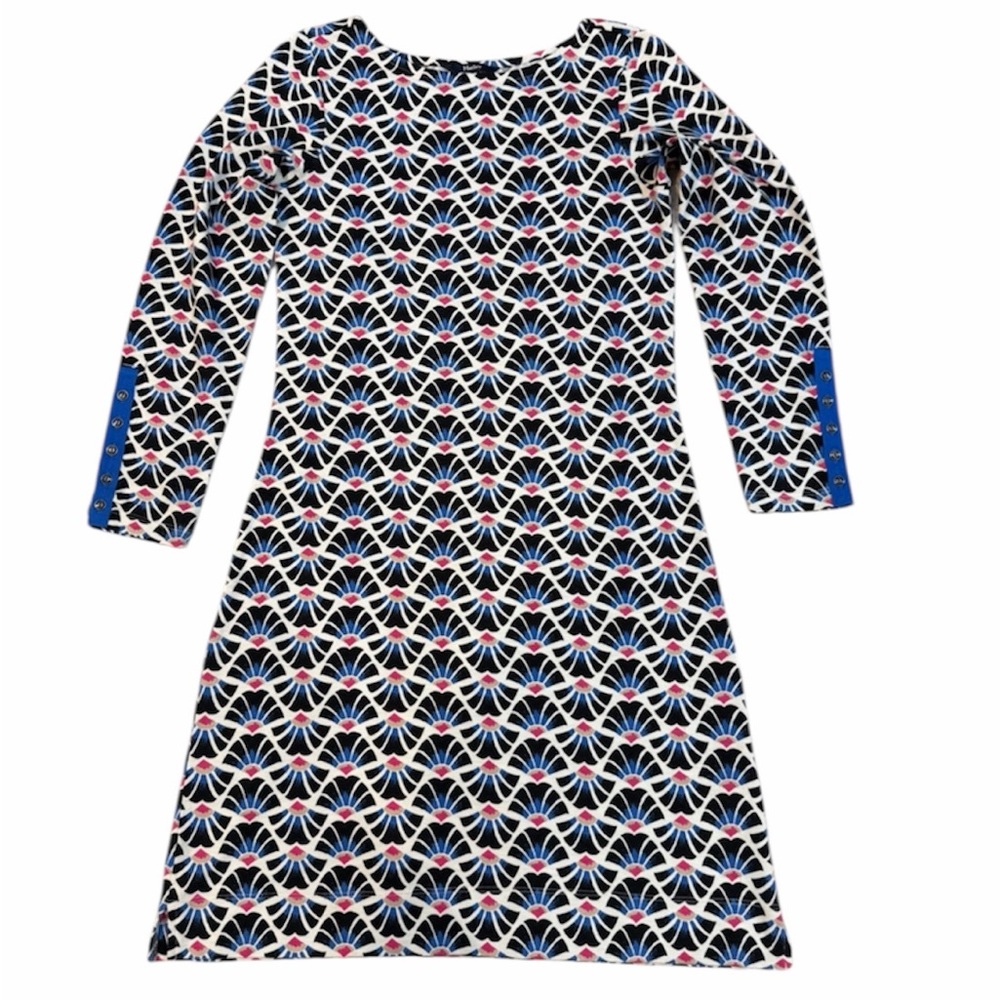 Hatley XS‎ Dress – Long Sleeve Nautical Mod Print